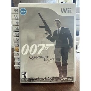 Wii James Bond 007: Quantum of Solace Nintendo Wii, 2008 With Instruction Manual